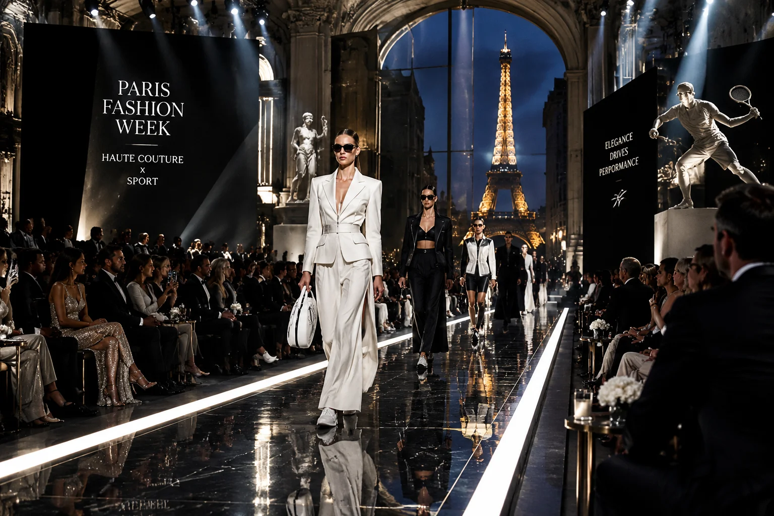 Victor Wembanyama lors de la Fashion Week masculine à Paris